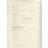 Image 3 : Grover Cleveland's Letter of the State Signed  Grover Cleveland, A Letter of State to the President 