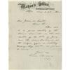 Image 1 : Grover Cleveland Autograph Letter Signed.  Grover Cleveland Autograph Letter Signed 