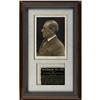 Image 1 : Woodrow Wilson Signed Photo Matted and Framed Woodrow Wilson Signed Photo.