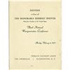 Image 1 : Herbert Hoover Signed Dinner Program Herbert Hoover Signed Dinner Program