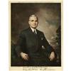 Image 1 : Harry Truman Signed Portrait & Printed Speech Harry Truman Signed Color Portrait & Printed State of 