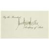 Image 3 : Eisenhower Autograph Document Signed Eisenhower Autograph Document Signed,