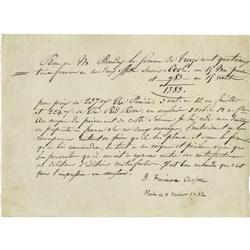 James Fenimore Cooper Autograph Document Signed James Fenimore Cooper Autograph Document Signed