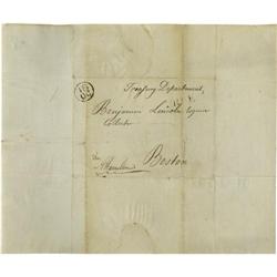 Alexander Hamilton Free Franked Envelope.  Alexander Hamilton Free Franked Envelope. 