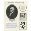 Image 1 : Alexander Hamilton's Hair and Documentation  Alexander Hamilton's Hair Ten Strands from the Most Doc