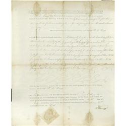 Patrick Henry Document Signed  Patrick Henry Document Signed as Governor of Virginia ,