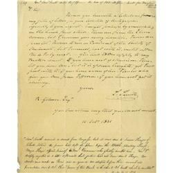 Samuel Smith Autograph Letter Signed Samuel Smith Autograph Letter Signed