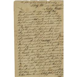 War of 1812 Handwritten Manuscript. War of 1812 Handwritten Manuscript.