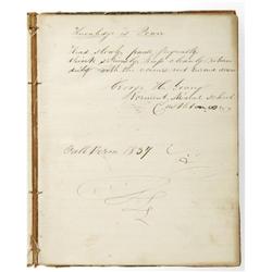 Medical Archive with Handwritten Journal (1837). Medical Archive with Handwritten Journal (1837). Ge