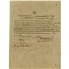 Image 1 : Republic of Texas Land Grant  Republic of Texas Document Signed,