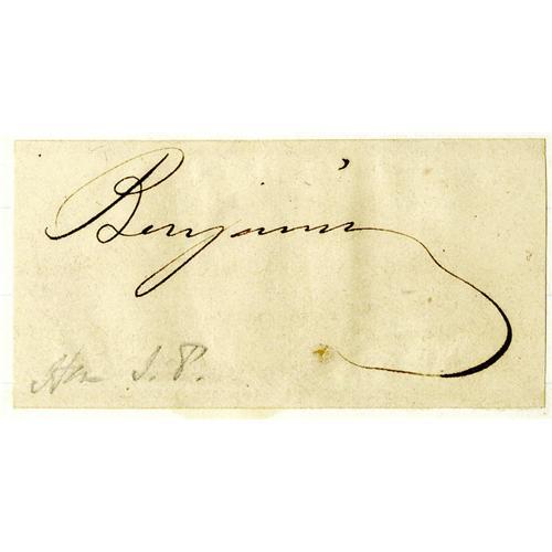 Judah P. Benjamin Signature and Autograph Letter Judah P. Benjamin ...