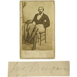 Rare Signature of General John Hunt Morgan Confederate General John Hunt Morgan, a Rare Signature.