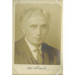 Louis Brandeis Signed Harris & Ewing Photo Louis Brandeis Signed Harris & Ewing Photo.