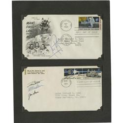 Armstorng Moon Landing Autorgraph Armstrong signed Moon Landing First Day Covers