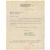 Image 1 : Amelia Earhart Typed Letter Signed "A.E." Amelia Earhart Typed Letter Signed