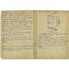 Image 2 : Thomas Edison Laboratory 1881 Dated Note Book Thomas Edison Laboratory 1881 Dated Notebook [I]Lamp M