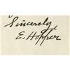 Image 2 : Edward Hopper Autograph Letter Signed Edward Hopper Autograph Letter Signed