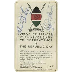 Martin Luther King & Ralph Abernathy Signatures  Martin Luther King and Ralph Abernathy Signatures 