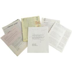 Timothy Leary Signed Letters and Documents. Timothy Leary Signed Letters and Documents.