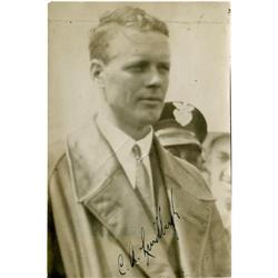 Charles Lindbergh Signed Photograph. Charles Lindbergh Photograph Signed