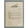 Image 1 : Amazing Charles Lindbergh signed poster Amazing Charles Lindbergh Signed Poster.