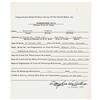 Image 1 : Douglas MacArthur Signed Typed Application Douglas MacArthur Signed Application- Congressional Medal