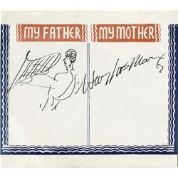 Harpo Marx Signature and Sketch. Harpo Marx Signature and Sketch.