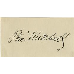 Colonel Billy Mitchell- A Bold Signature Colonel Billy Mitchell- A Bold Signature