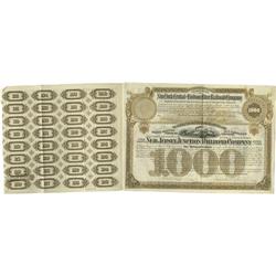 J. Pierpoint Morgan Signed Railroad Bond 1886 J. Pierpoint Morgan Signed Railroad Bond.