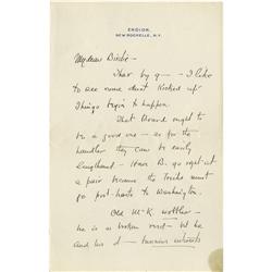 Rare Frederic Remington ALS with War Drawings  Rare Frederic Remington ALS