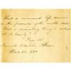 Image 1 : Harriet Beecher Stowe ANS Harriet Beecher Stowe Autograph Note Signed