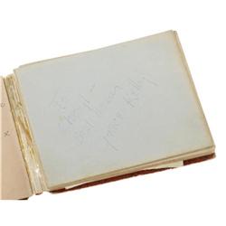 Autograph Album Signed By Various Celebrities Autograph Album Signed By Various Celebrities