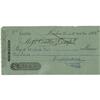 Image 1 : Charles Dickens Signed Bank Check Oct 20, 1868  Charles Dickens Signed Bank Check
