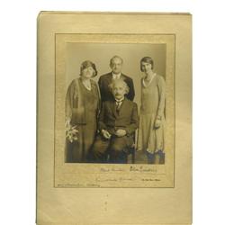 Albert & Elsa Einstein- Photo Signed to W. Mayer Albert Einstein & His Wife Elsa- Photo Signed to Hi