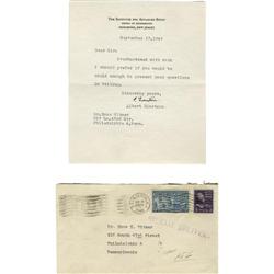 Scientifically Important Archive of Letters  Scientifically Important Archive of Early Letters of Ei