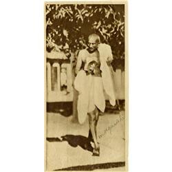 Mohandas Gandhi Photo Signed: "M. Gandhi."  Mohandas Gandhi Photo Signed 