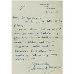 Montgomery of Alamein Autograph Letter Signed  Montgomery of Alamein Autograph Letter Signed 