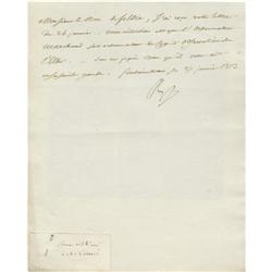 Emperor Napoleon Letter to his Minister of War Emperor Napoleon Letter to his Minister of War