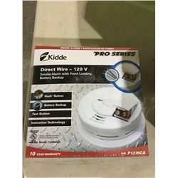 Kiddie Direct Wire120VSmoke Alarm w/ Front Loading Battery Backup