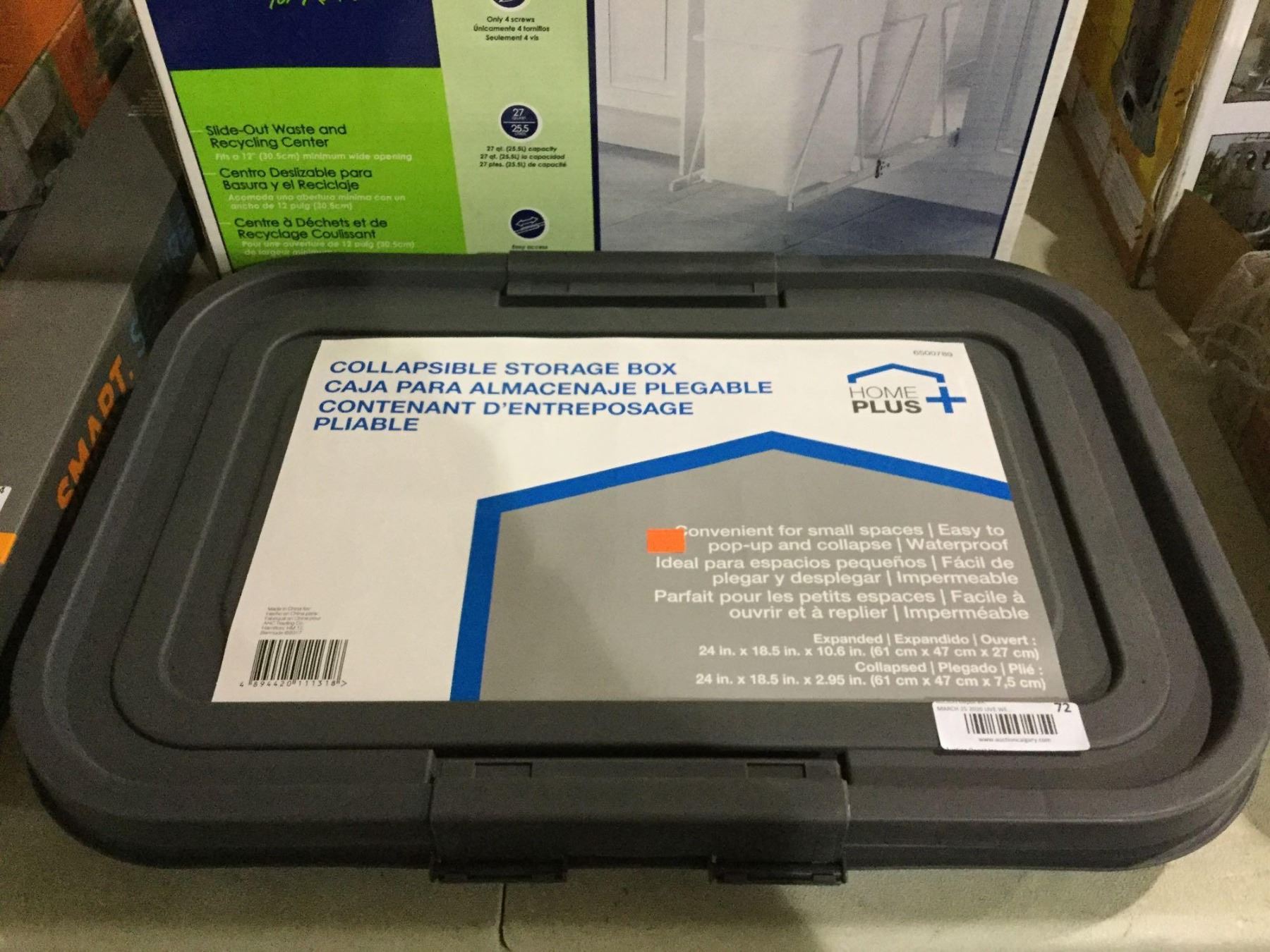 Home Plus Collapsible Storage Box