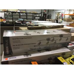 UberHausSet of Two-3-Light Track Fixtures