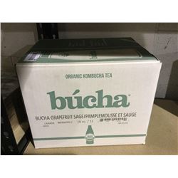 Caseof Bucha Organic Kombucha TeaGrapefruit (12x473mL)