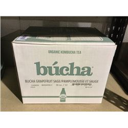 Case of Bucha Organic Kombucha Tea Grapefruit (12 x473mL)