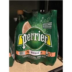 Perrier Grapefruit Carbonated Natural Spring Water (6 x 1L)