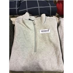 Nautica Zip-Front Sweater - Grey - M