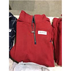 Nautica Zip-Front Sweater - Red -XL