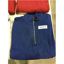 Nautica Zip-Front Sweater - Blue - L
