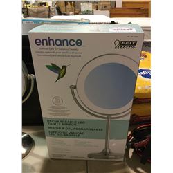 Enhance Rechargeable LED Vanity Mirror