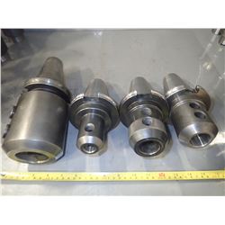 (4) CAT50 End Mill Holders: