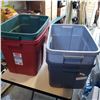 Image 1 : 4 RUBBERMAID TOTES